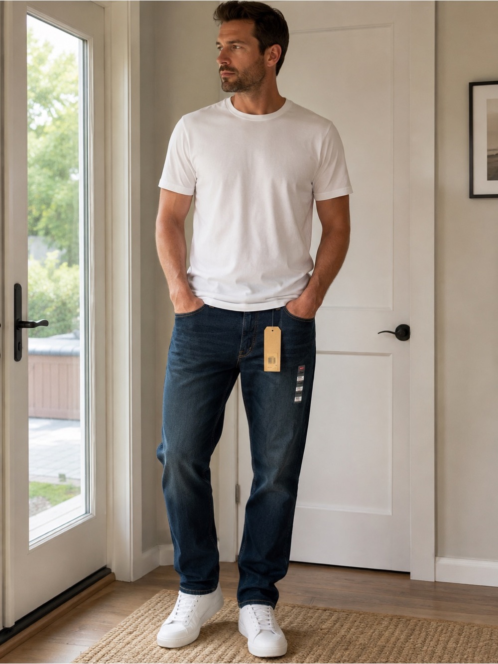 New with tags Levi's Men's Dark Indigo Straight Jeans 38X34